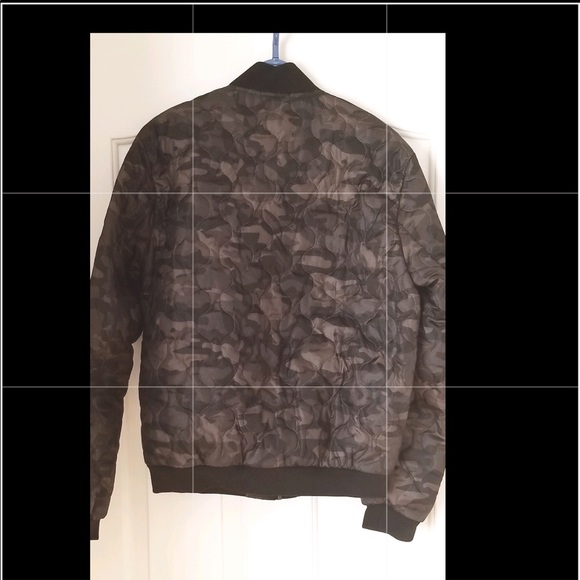 Lucky Brand Camo Quilted Bomber Jacket NWT Size M - Picture 3 of 6